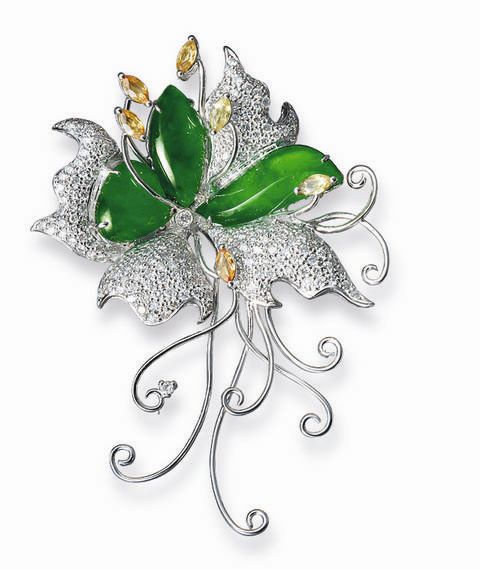 翡翠胸针 “别”出新意  第3张