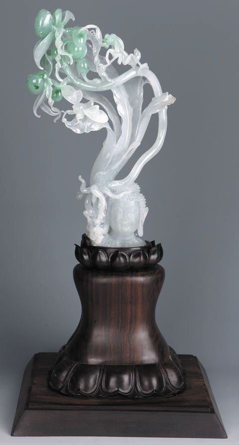 慈禧的翡翠手镯图片首届揭阳市工艺美术莲花奖作品欣赏  第3张
