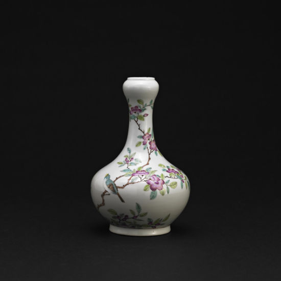 紫罗兰翡翠镯子图片清乾隆-翡翠雕福寿纹螭龙耳四方瓶亮相匡时秋拍  第2张