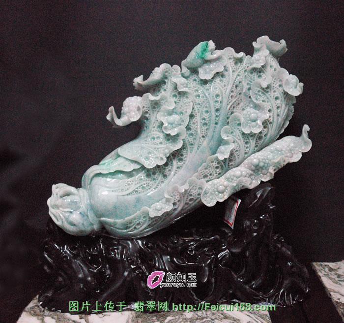 开翡翠店多少钱翡翠摆件欣赏(组图)  第10张