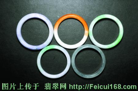 红宝石最耀眼 “五环”翡翠镯迎奥运[组图]  第3张