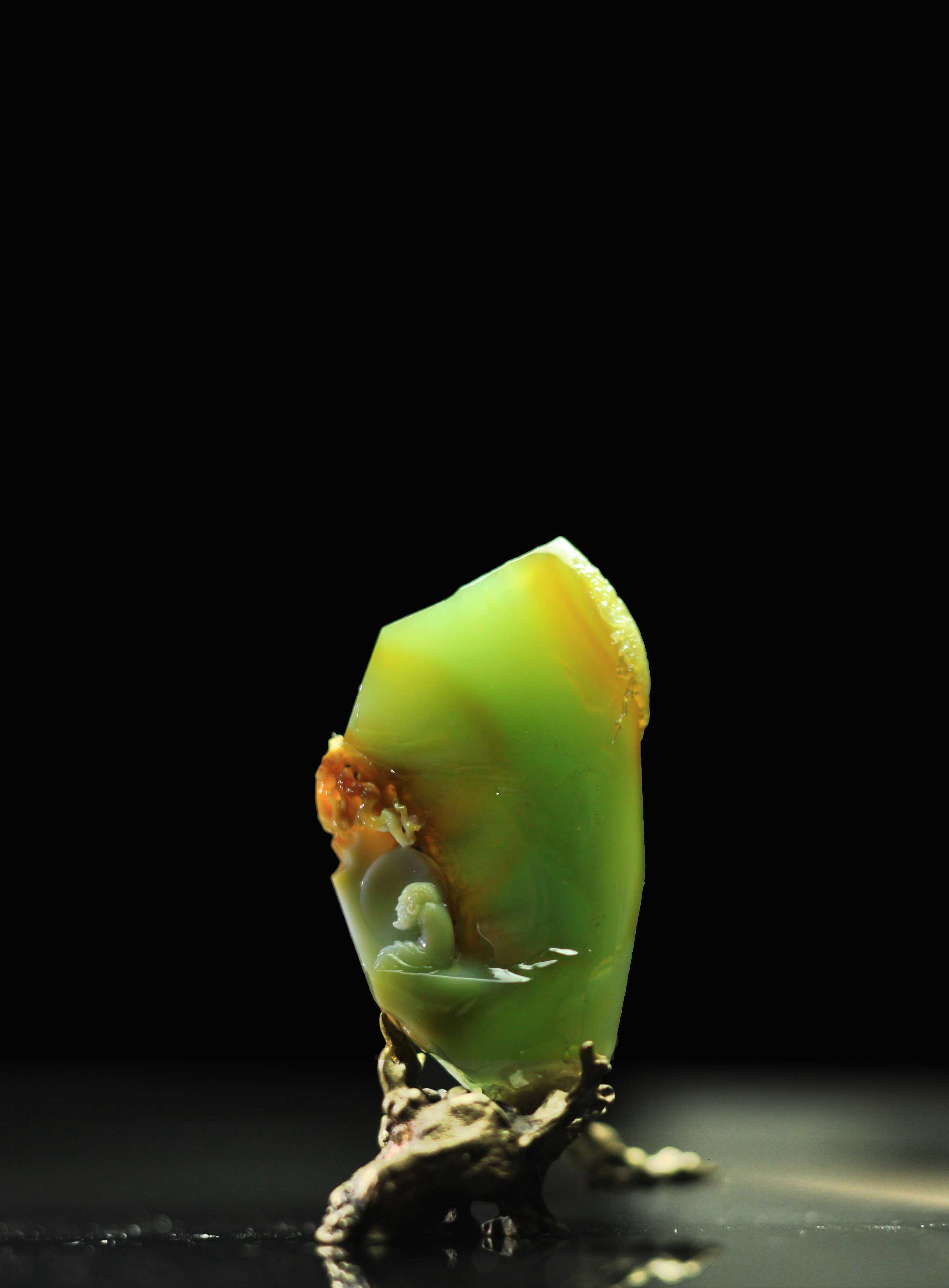 翠中珍品，黄夹绿  第3张