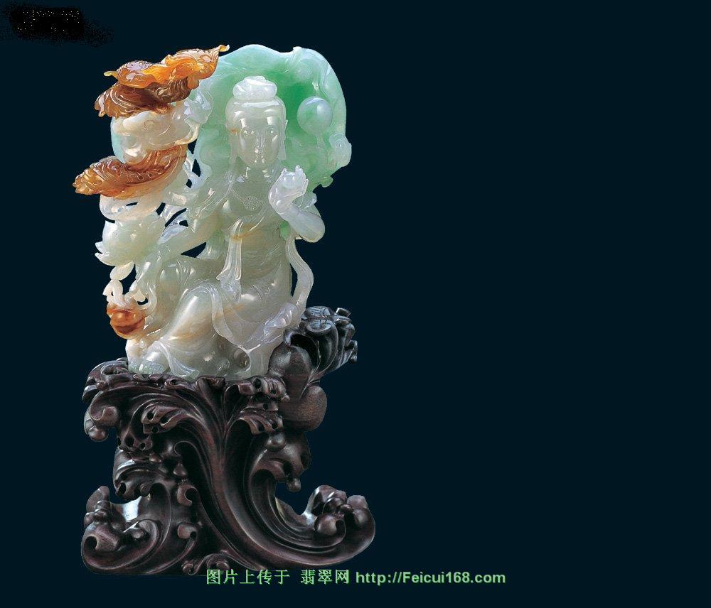 翡翠手镯水头精品翡翠摆件 让人叹为观止!（组图二）  第6张