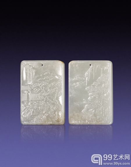 翡翠玉代理明清玉牌－方寸之间藏天下  第1张