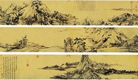 手中有翡翠手镯怎么出售保值1亿6米翡翠长卷《富春山居图》6月1日北京展出  第4张