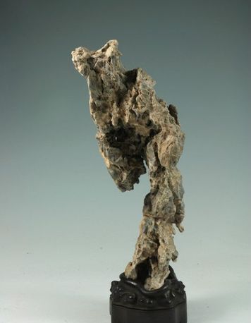 紫罗兰翡翠摆件贾平凹谈收藏英石