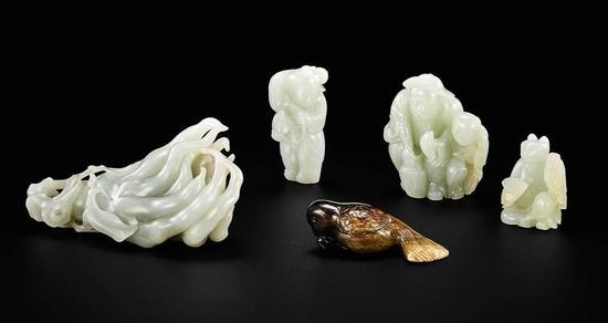 翡翠戒指鉴定 绿中国艺术品专拍亮相香港苏富比 玉雕估价30万港元