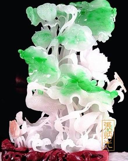 翡翠莲花的雕刻寓意  第27张