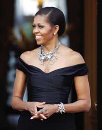 美国第一夫人爱上东方美饰  第1张