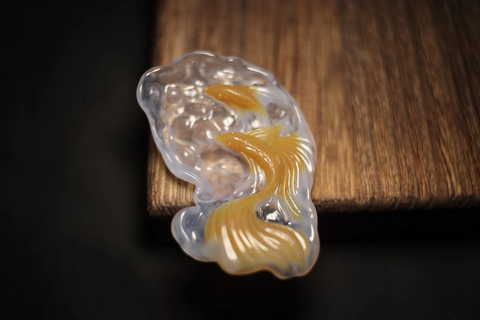 阿拉善沙漠上的糖心玛瑙，雕刻之后太有意思了，真想一口吃掉  第11张