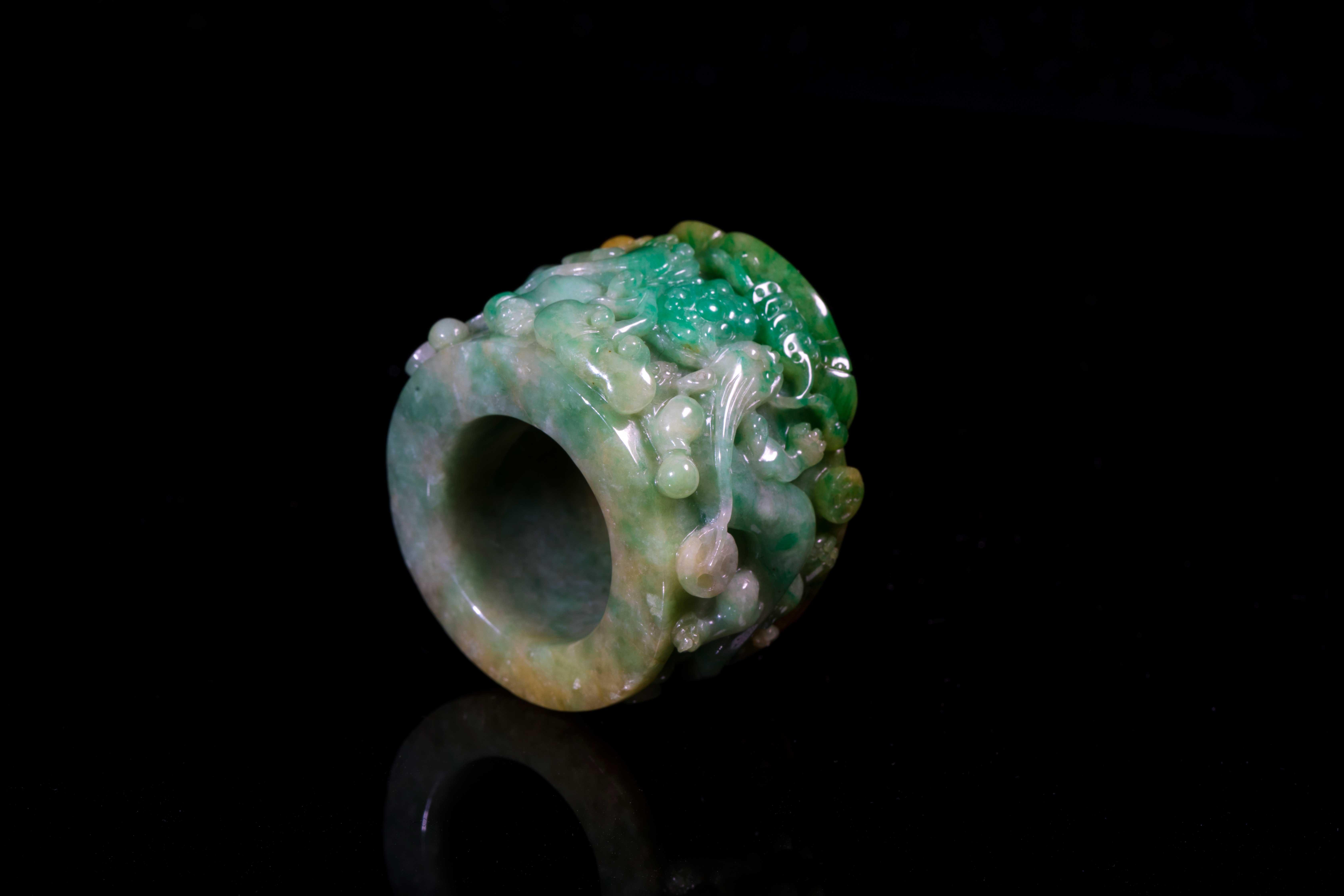 翠中珍品，黄夹绿  第5张