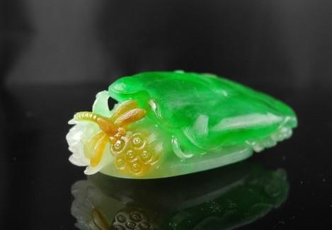翡翠莲花的雕刻寓意  第35张