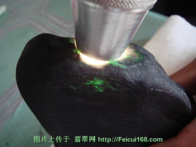 普陀山翡翠玉观音原石中国翡翠毛料欣赏与交流--莫弯老场半明半赌料(组图十)  第4张