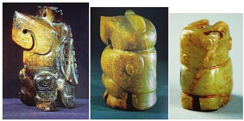 玉手镯 _翡翠紫罗兰安徽省博新馆展出上百件(套)中原古玉  第2张