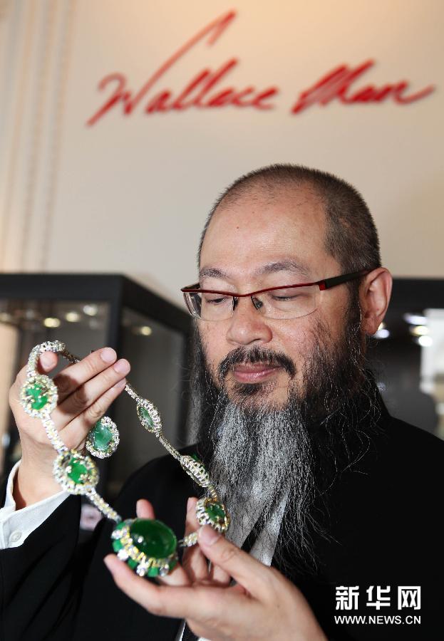 福建有翡翠原石吗巴黎古董双年展之中国翡翠珠宝欣赏  第1张