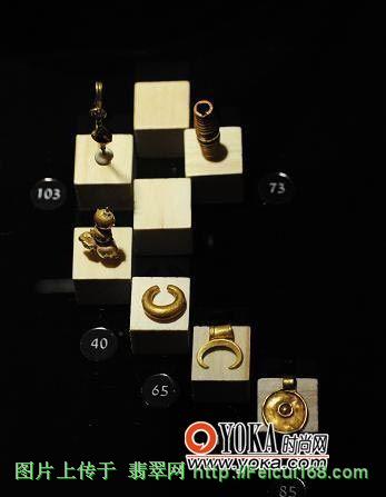 古代珠宝亮相以色列翡翠黄金耳饰  第3张