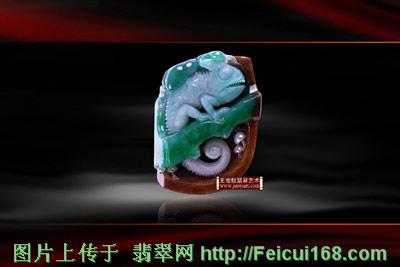 缅甸国宝翡翠热带雨林??翡翠三彩变色龙(图)  第4张