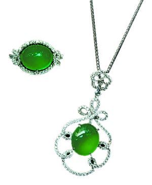 紫色翡翠手镯分类翡翠鉴藏：识种辨色  第2张