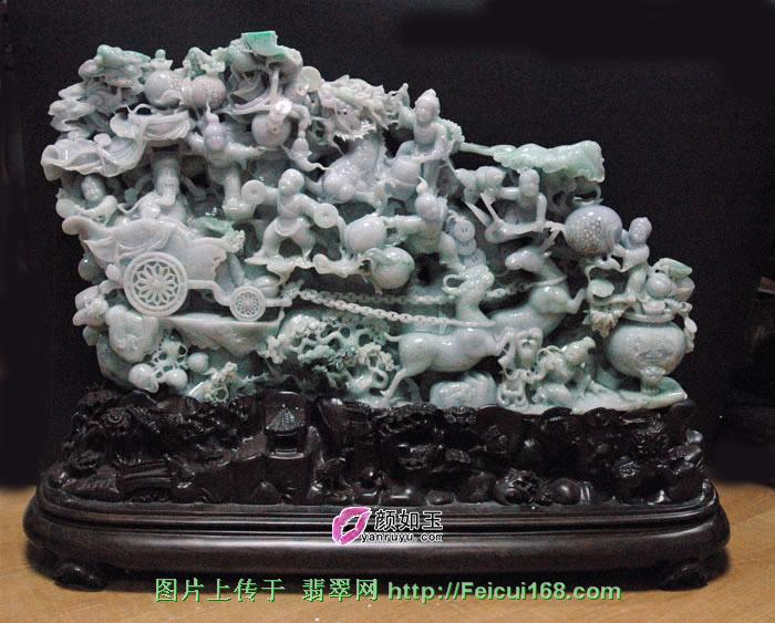 开翡翠店多少钱翡翠摆件欣赏(组图)  第3张