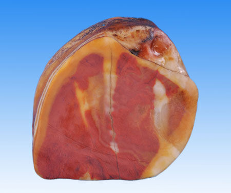 公盘翡翠原石视频保山发现黄龙玉奇石形似亿年火腿  第2张