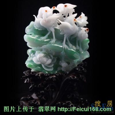 天价翡翠手镯视频蓝郡携手中国玉雕大师举办翡翠艺术展  第5张