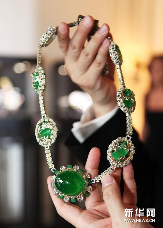 福建有翡翠原石吗巴黎古董双年展之中国翡翠珠宝欣赏  第4张