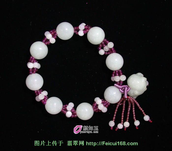 玻璃种翡翠里有纹路吗一丝清凉 翡翠饰品欣赏（图一）  第10张