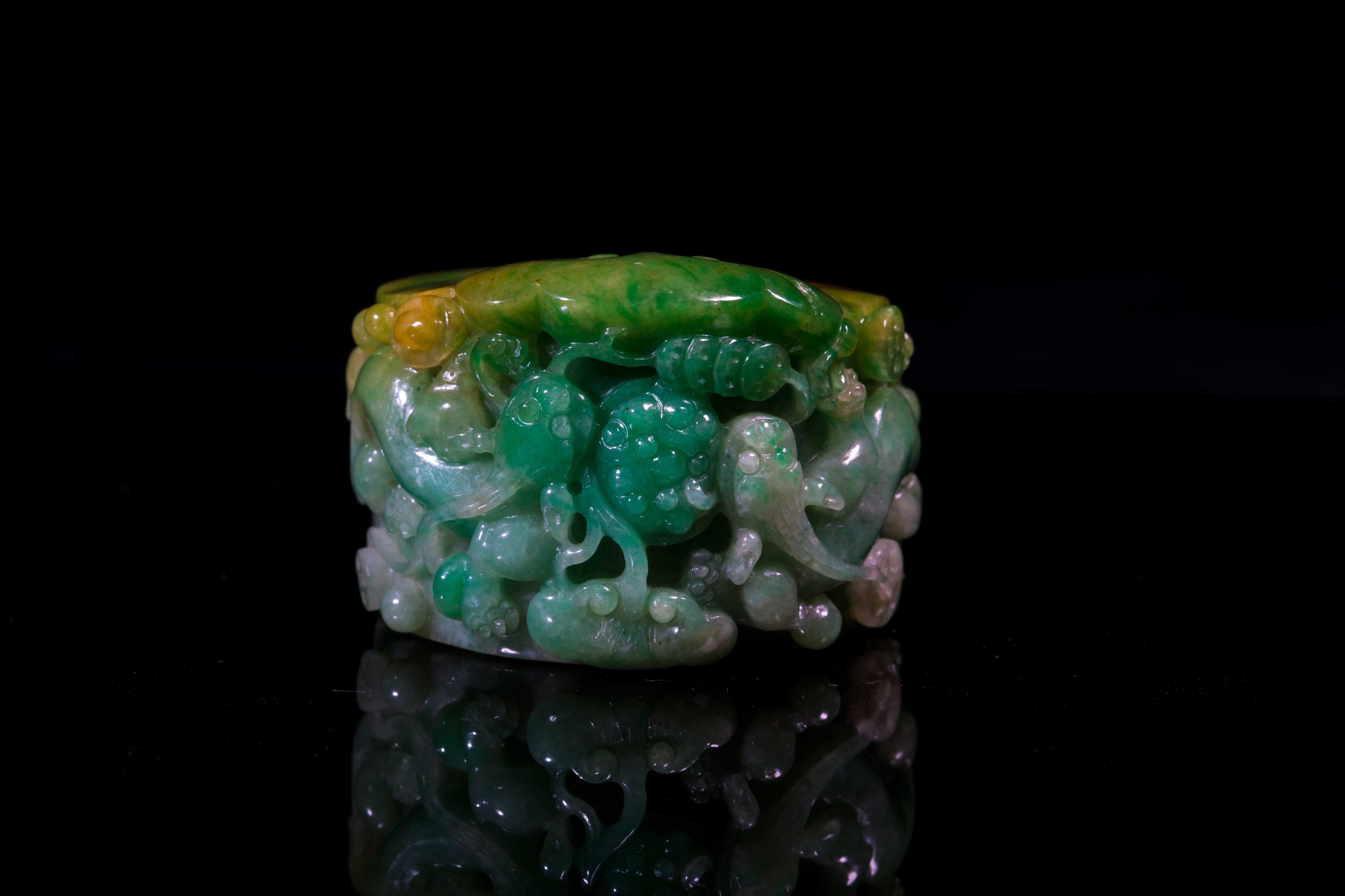 翠中珍品，黄夹绿  第4张