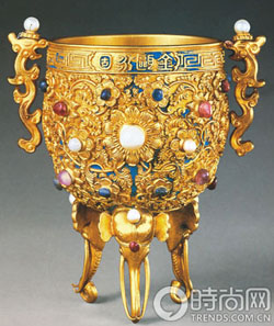 艺术珠宝 故宫博物院点翠珍品  第3张