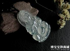 冰种翡翠观音 收藏级的翡翠  第2张