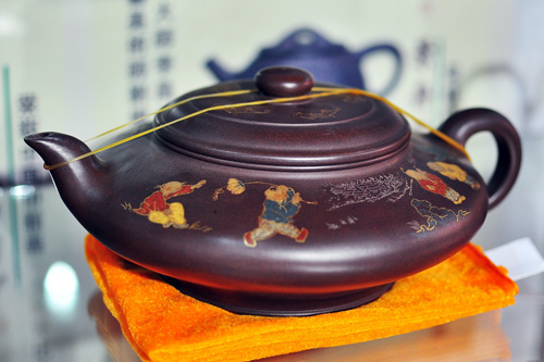 图文：2012天津市迎新春珠宝玉石紫砂大型展会展品欣赏  第4张