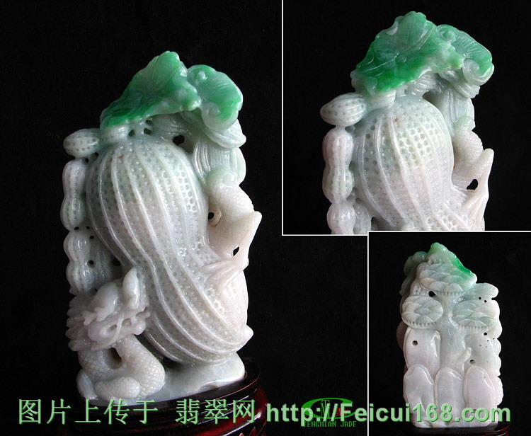 1000元的翡翠手镯翡翠精品摆件欣赏(图十五)  第4张