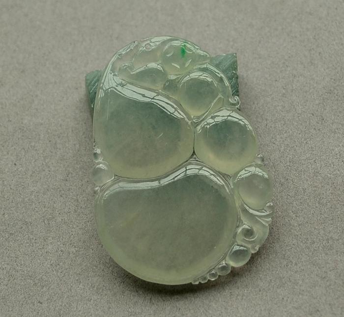 一个冰种翡翠观音多少钱冰晶玉洁翡翠玉 夏日清凉自然风  第6张