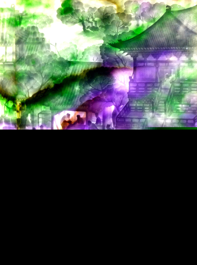 难得一见！重2.2吨的翡翠玉雕 《清明上河图》  第2张