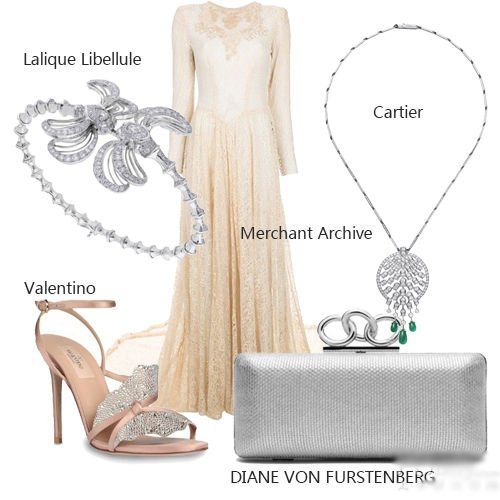 翡翠手镯配金手链图片组图：范冰冰奢华翡翠搭配指南  第8张