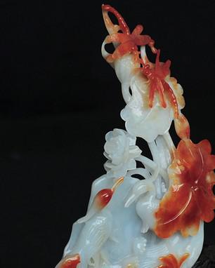 翡翠莲花的雕刻寓意  第11张