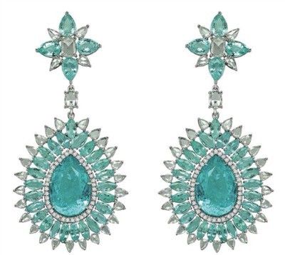 翡翠 玉饼 玉石帕拉伊巴碧玺：霓虹珍宝(图)  第3张