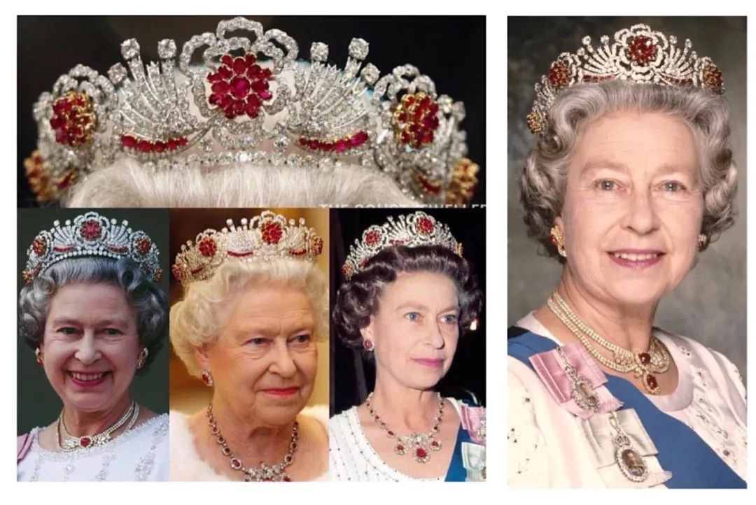 翡翠戒指指环热烈的红宝石雍容华贵，英女王的最爱  第1张