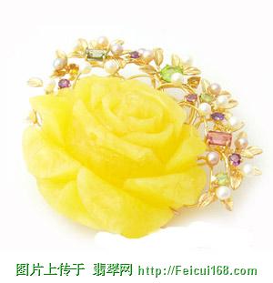翡翠手镯戴哪只手比较翡翠玉饰胸针 优雅玉女必备(组图)之二  第4张