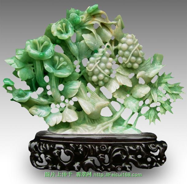 吗挑质量好的翡翠翡翠摆件的类型与精品鉴赏 组图  第5张