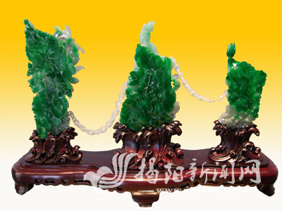 【国级非遗】揭阳“阳美翡翠玉雕”之《祥和普照》  第2张