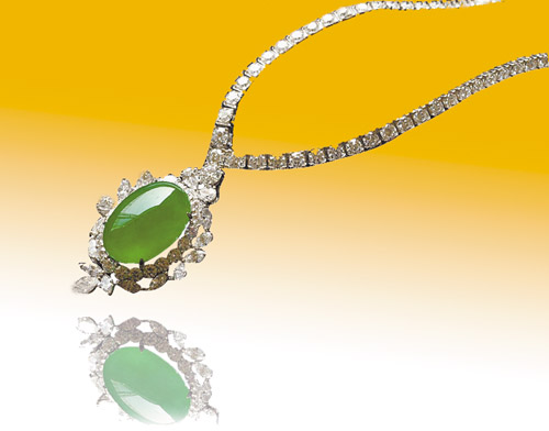 揭阳“阳美翡翠玉雕”：翡翠蛋面