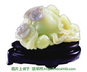 翡翠手镯青白带紫色玉润中华 鉴宝专家眼中的翡翠玉石文化[组图]  第2张
