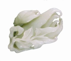 如何选择翡翠挂件清代白玉雕佛手鉴藏(图)