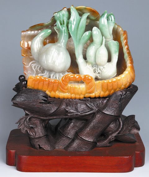 慈禧的翡翠手镯图片首届揭阳市工艺美术莲花奖作品欣赏  第8张