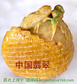 翡翠手镯鉴定中心黄夹绿翡翠玩件专辑(一)--翠龙翡翠作品欣赏（组图）  第2张