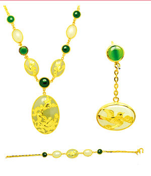 翡翠价格金雅专业诠释“金镶玉”的时尚文化(组图)  第4张