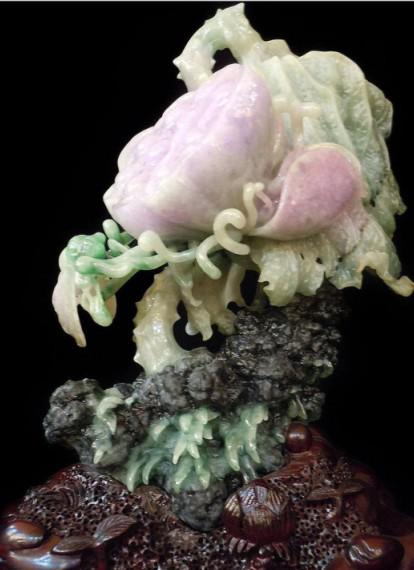 翡翠莲花的雕刻寓意  第31张