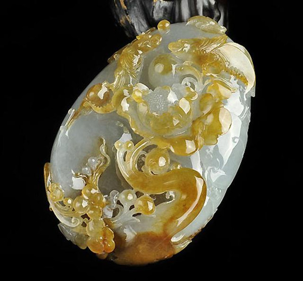 翡翠莲花的雕刻寓意  第32张