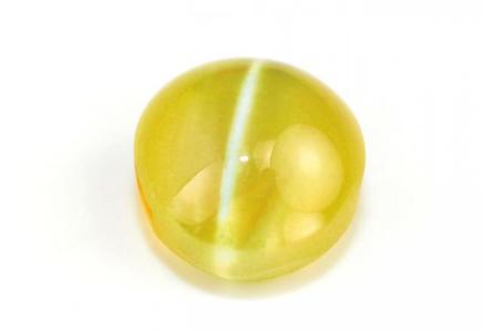 翡翠平安扣吊坠毛衣链金绿宝石 猫眼  第3张